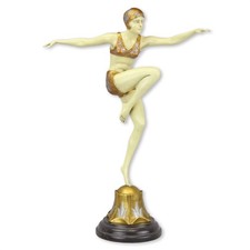 Sculpture en bronze bailarina