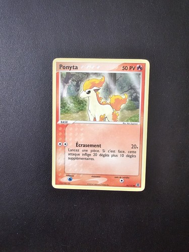 Carte pokémon commune - pokémon, ponyta