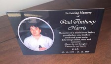 Plaque Personalised Memorial (Duraluxe) 260mm x 200mm