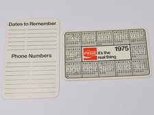 Coca Cola Coke USA Calendrier