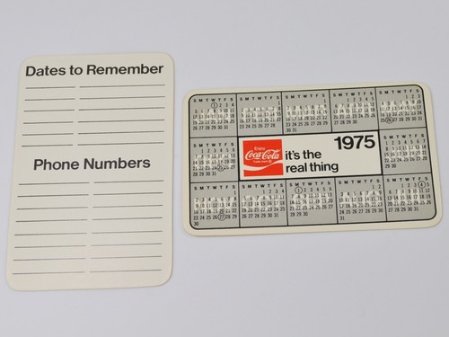 Coca cola coke usa calendrier - coca,
