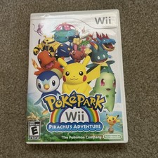 PokePark Pikachu's Adventure (Nintendo Wii, 2010) COMPLETE W/ Manual & Inserts