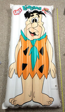 Lay's Doritos Inflatable Flintstones Air / Surf Mat Slow Leak 1994 2 Sided Heavy