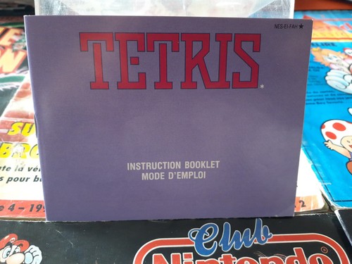 Notice manuel original jeu - notice,