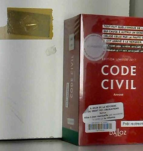 Code civil edition limitée - code,
