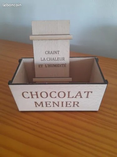 Caisse chocolat menier - caisse,