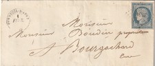 VERNEUIL-SUR-AVRE, Lettre 1853