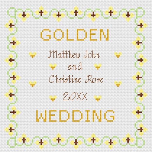 Point croix mariage - de,
