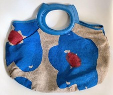 Tsumori Chisato Cat Flower Bag Reminiscent of Marimekko Multicolor USED