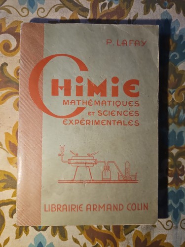 Lafay chimie ed colin - -,