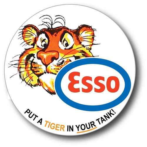 Esso gasoline tiger - esso, in