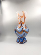 Vase Verre Marbré Opaline