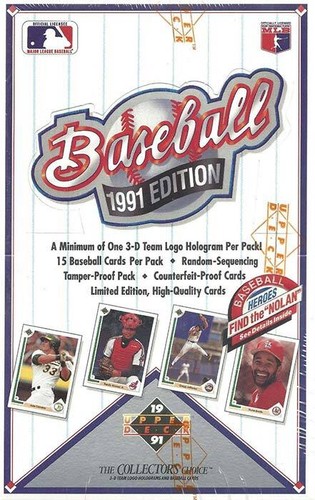 1991 upper deck baseball - upper,