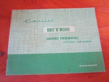 S/C BOOK EMPISAL CKNIT N WEAVE PUSH BUTTON PATTERN SUPPLEMENT  * MUST SEE *