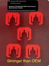 For Kawasaki Fuel Line Clip Retainer Fits Many Models Aftermarket Replacement .