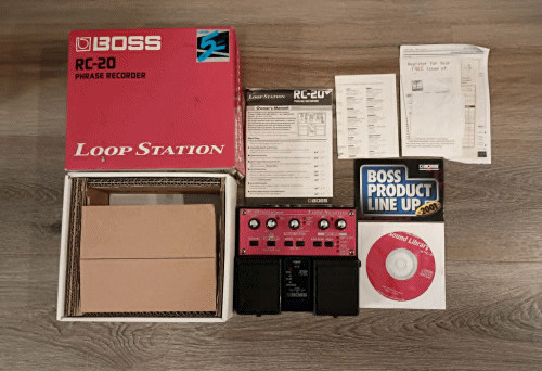 Boss loop station phrase - boss, rc-20