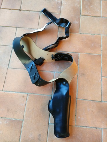 Holster épaule cuir noir - holster,