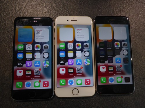 Lot telephones apple iphone - 3,