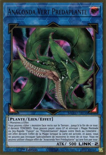 Anaconda vert prédaplante - prédaplante,