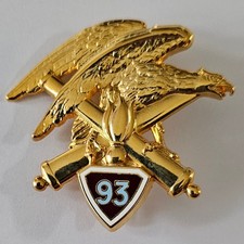 93rd Mountain Artillery Regiment Arthus-Bertrand Paris Badge H 324