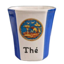 Ancien Pot A Thé En Faïence