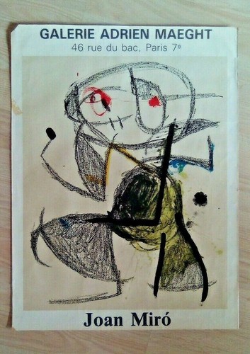 Affiche originale miro maeght - originale,