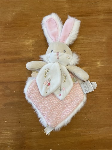 Doudou compagnie lapin plat - doudou,