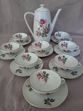 Vintage BAVARIA Schumann Arzberg GERMANY Fine Porcelain Coffee / Tea Set