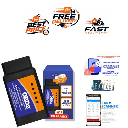 Lecteur obd2 bluetooth - obd2,