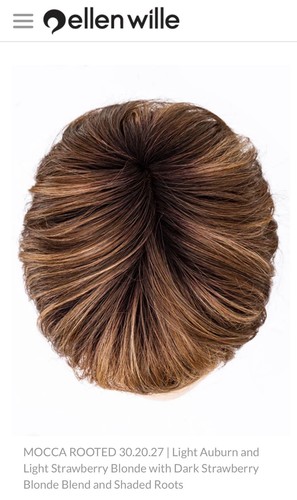 Elle wille sing wig mocca - elle,