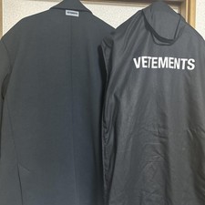 VETEMENTS Tailored Jacket with Garment Bag Used