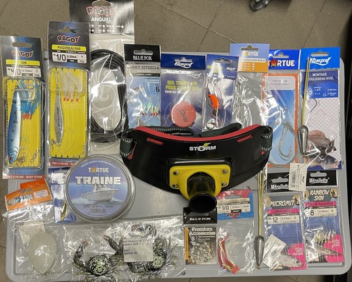 énorme lot pêche mer neuf - pêche,