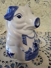 Delft Bleu Pig Pitcher Unique