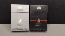 Lot de 2 paquets de cigarettes vides JPS  (Anciens - vintage)