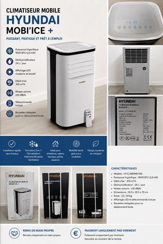 Climatiseur mobile hyundai - climatiseur,