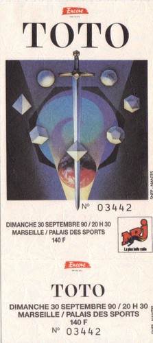 Ticket billet unused - ticket,