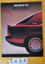 RENAULT 25 V6 TURBO Prospectus
