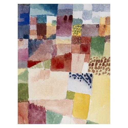 Affiche abstraite colorée - abstraite, en