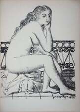 Paul DELVAUX : Nu pensif