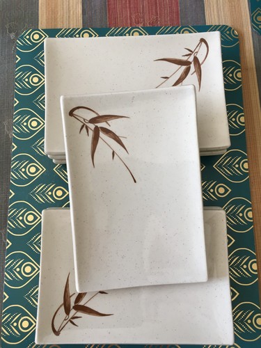 Assiettes rectangulaires - 6,