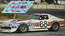 Décals Corvette C3 Le Mans 1973 68 1:32 1:43 1:24 1:18 Chevrolet L88 DNS...