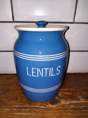 Bretby pottery blue and white - bretby,