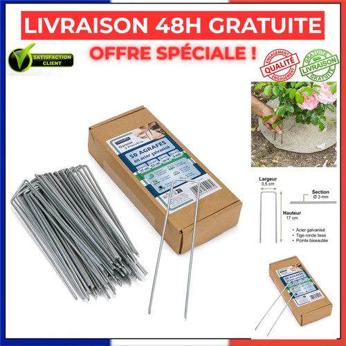 Piquets fixation acier - piquets, de