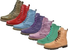 Andrea Conti Femme Bottines Bateau Laçage Cuir Semelle Profilée 0342847