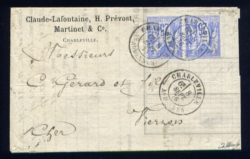 Rare lettre charleville - rare,