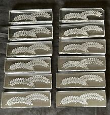 12 LALIC CRYSTAL KNIFE HOLDER HYDRENSE ART DECO SIGNS