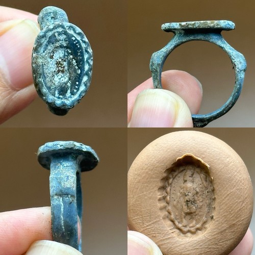 Très ancienne bague bronze - très,