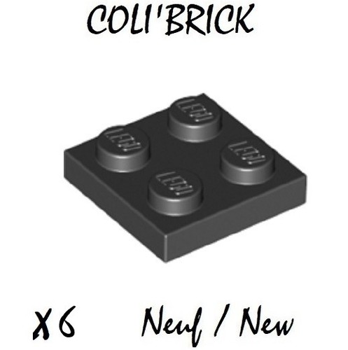 Lego 3022 plaque plate - 6x,