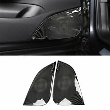 For Tesla Model 3 2017-2022 Black Steel Inner Door Speaker Frame Cover Trim 