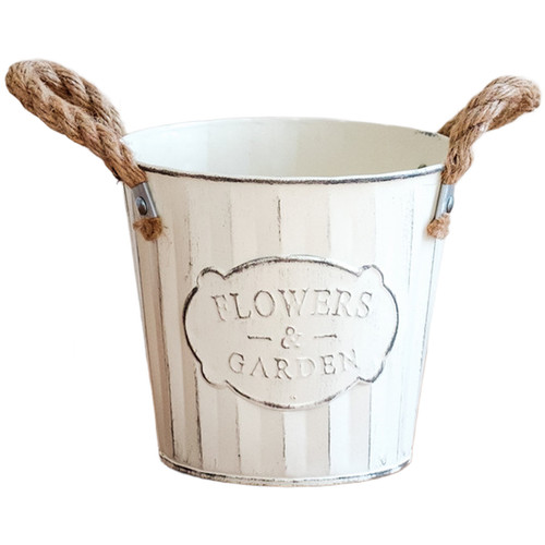 Pot fleurs fer ligne - pot,